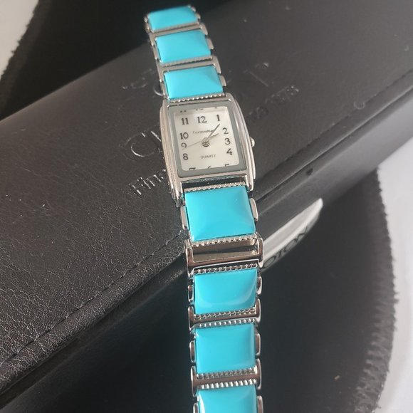 Vintage Tourquoise Croton Watch - Picture 3 of 4